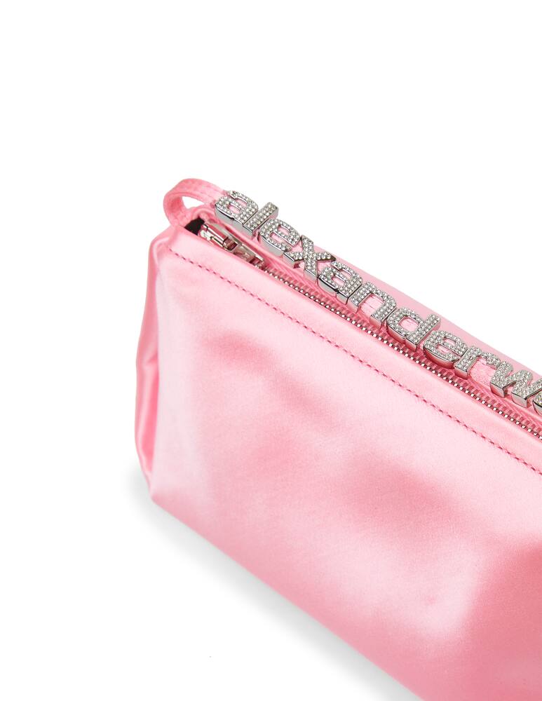 rinascente Alexander Wang Micro borsa con cristalli Marquess - rosa