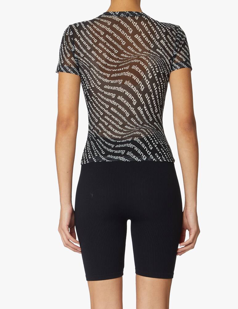 rinascente Alexander Wang T-shirt  in cotone con logo - nero