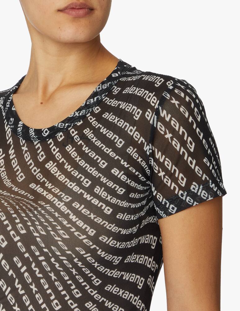 rinascente Alexander Wang T-shirt  in cotone con logo - nero