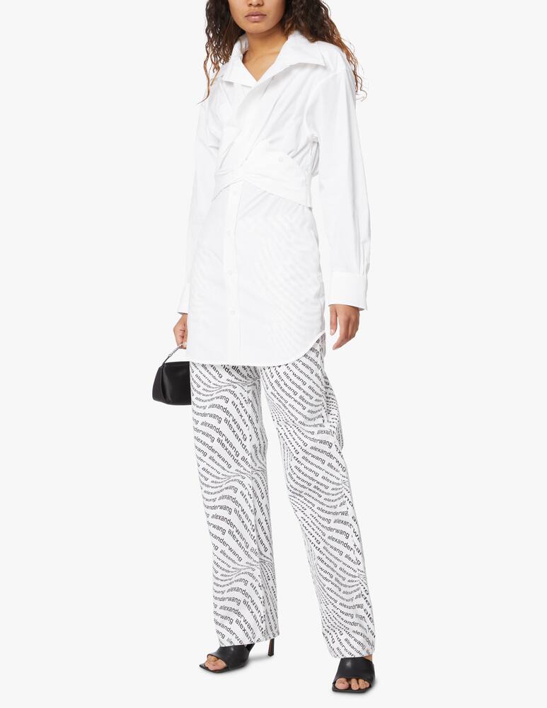 rinascente Alexander Wang Abito a camicia mini - bianco