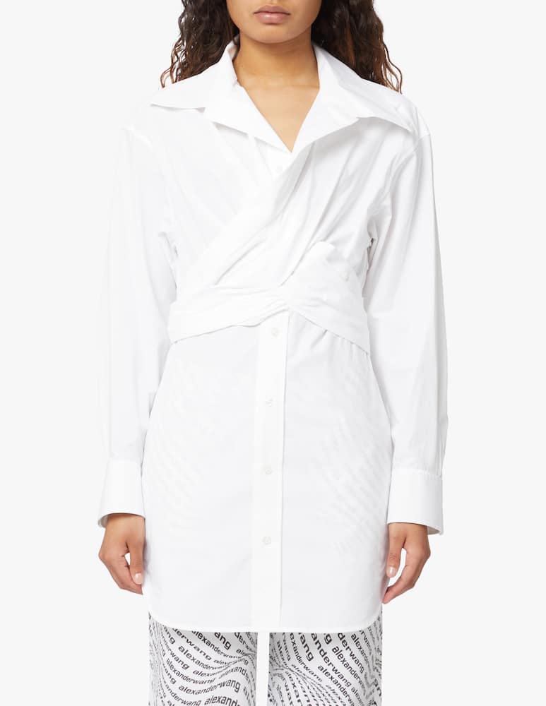 rinascente Alexander Wang Abito a camicia mini - bianco