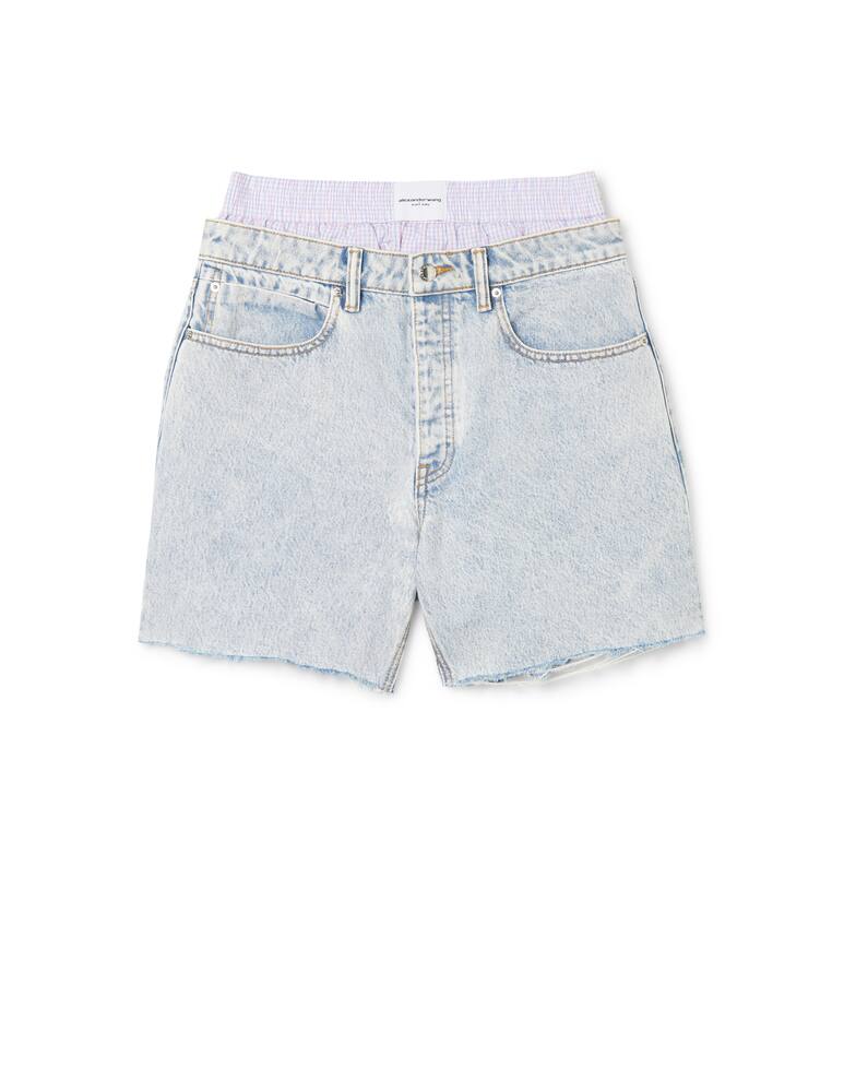 rinascente Alexander Wang Bermuda di jeans - azzurro