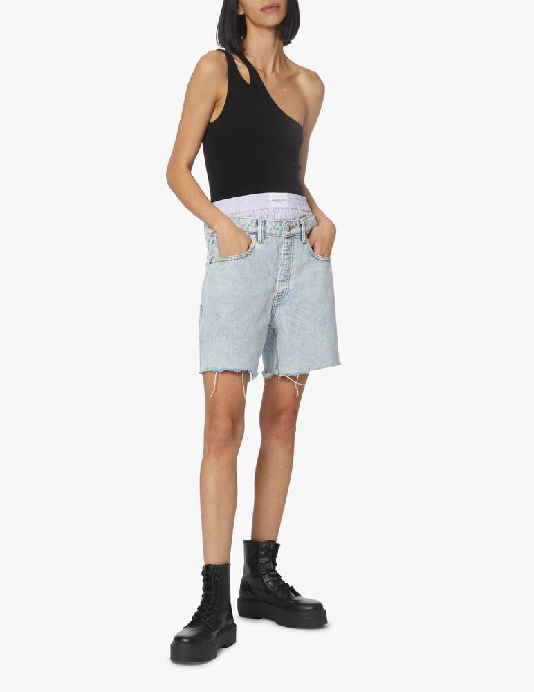 rinascente Alexander Wang Bermuda di jeans - azzurro