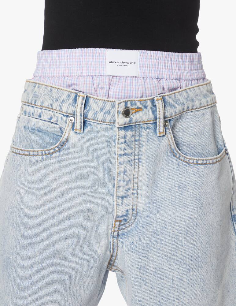 rinascente Alexander Wang Bermuda di jeans - azzurro