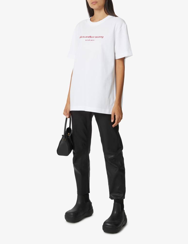 rinascente Alexander Wang T-shirt logo a sbuffo - Bianco