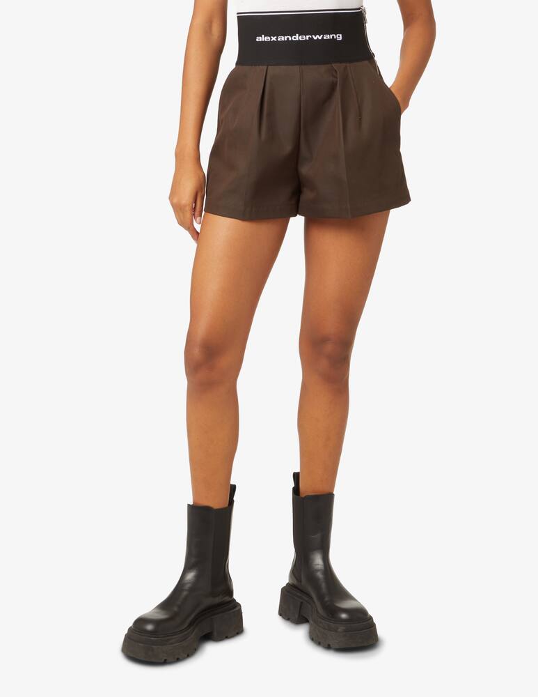 rinascente Alexander Wang Pantaloncino logo Safari - Nero