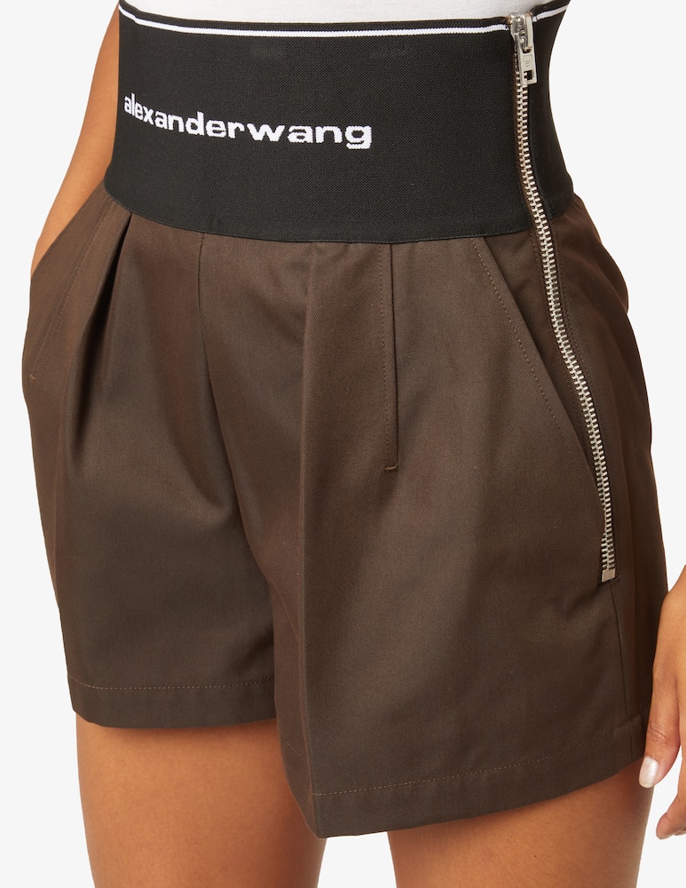 rinascente Alexander Wang Pantaloncino logo Safari - Nero
