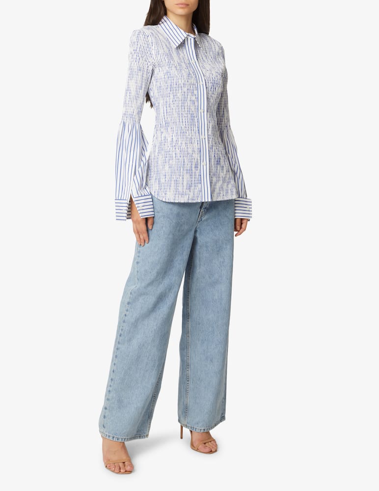 rinascente Alexander Wang Shirt smoke stripe - Light blue