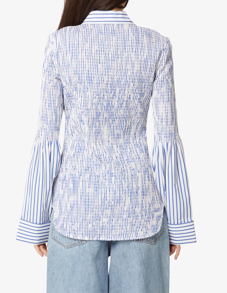 rinascente Alexander Wang Shirt smoke stripe - Light blue
