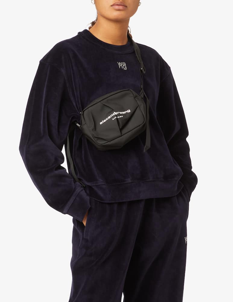 rinascente Alexander Wang Camera bag logo - Black