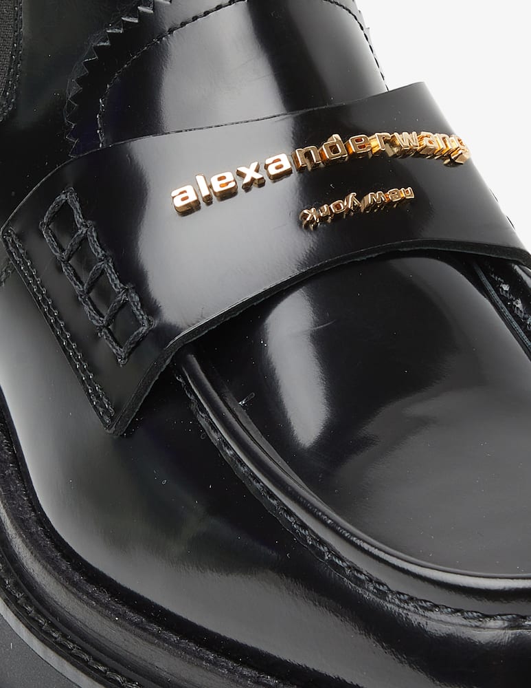 rinascente Alexander Wang Carter platform ankle boot - Black