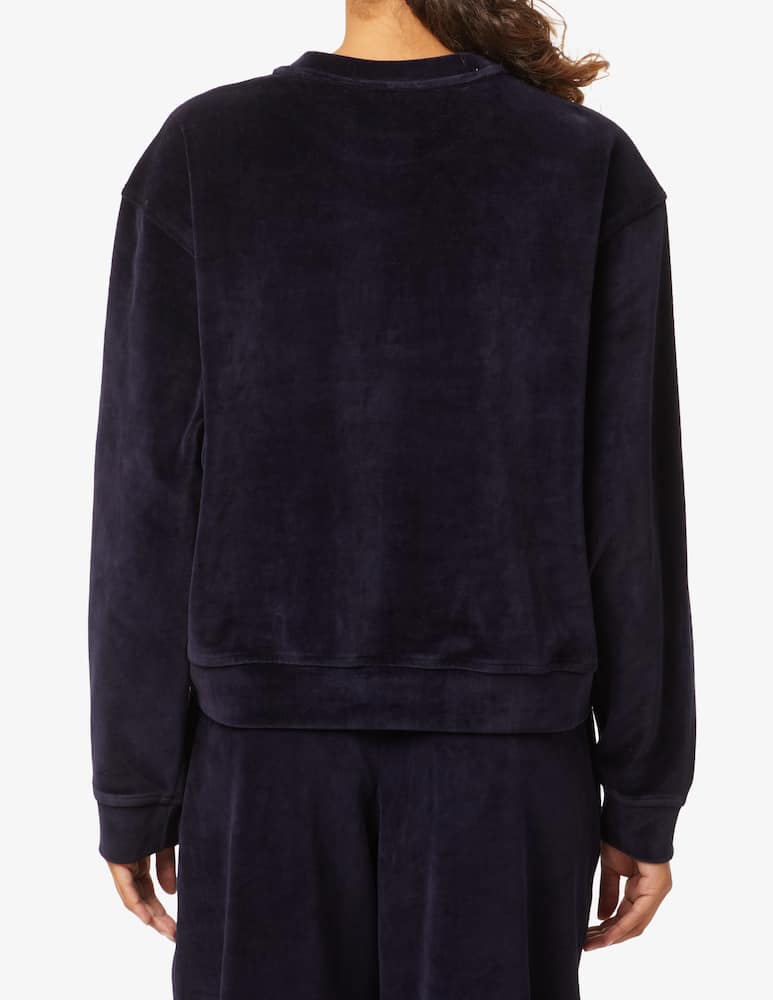 rinascente Alexander Wang Felpa girocollo logo crystal - Nero