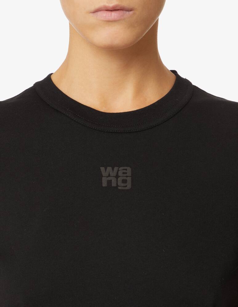 rinascente Alexander Wang T-shirt with logo fit essential - Black