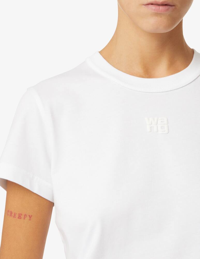 rinascente Alexander Wang T-shirt with logo fit essential - White
