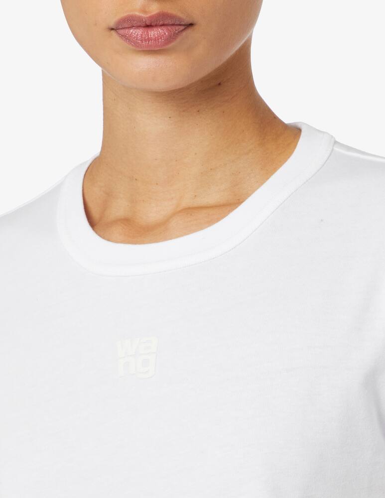 rinascente Alexander Wang T-shirt with logo fit essential - White