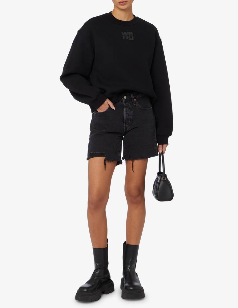 Alexander Wang Felpa girocollo con logo Essential - immagine 2 Alexander Wang Felpa girocollo con logo Essential - immagine 2