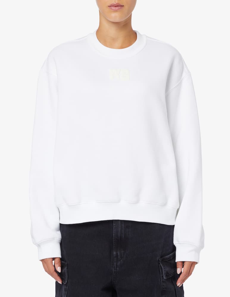 Alexander Wang Felpa girocollo con logo - immagine 1 Alexander Wang Felpa girocollo con logo - immagine 1