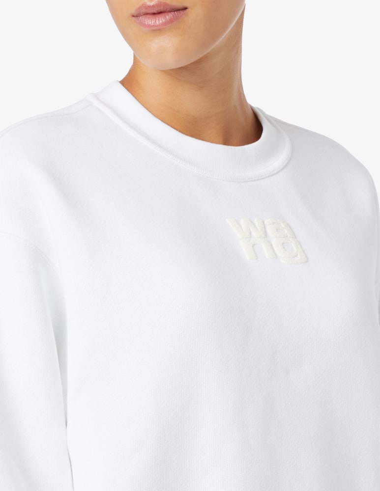 rinascente Alexander Wang Felpa girocollo con logo