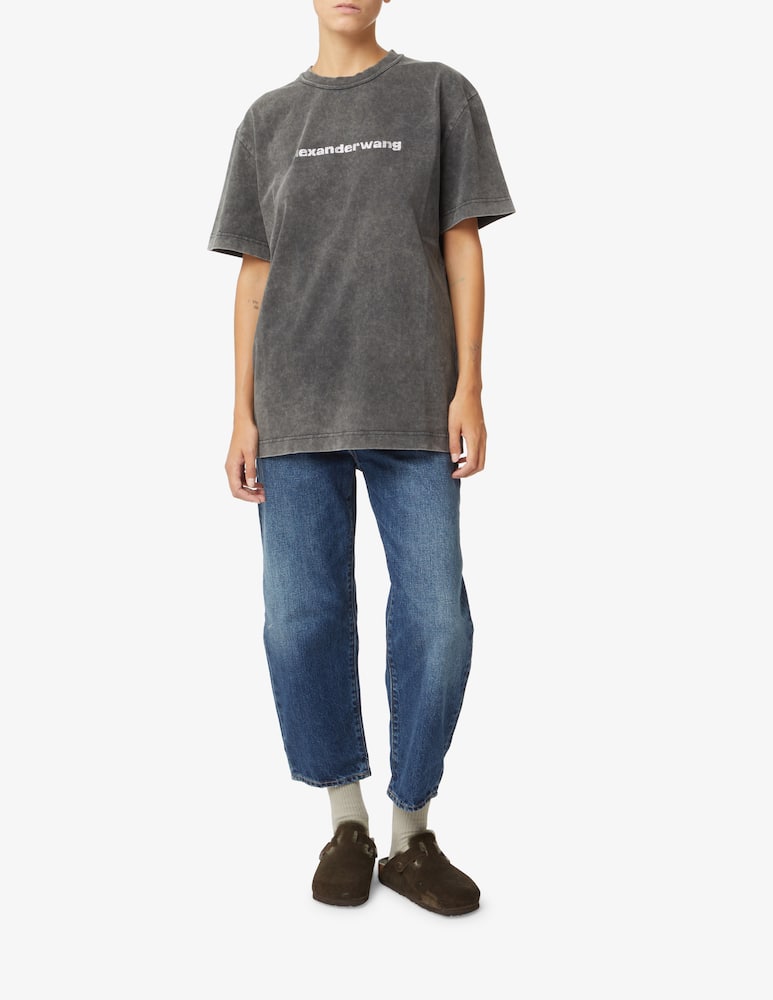 rinascente Alexander Wang T-shirt over with logo - Grey