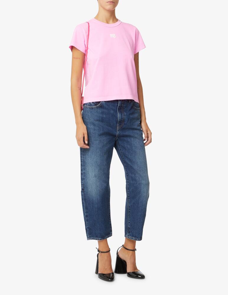 Alexander Wang T-shirt con logo - Rosa - immagine 2 Alexander Wang T-shirt con logo - Rosa - immagine 2