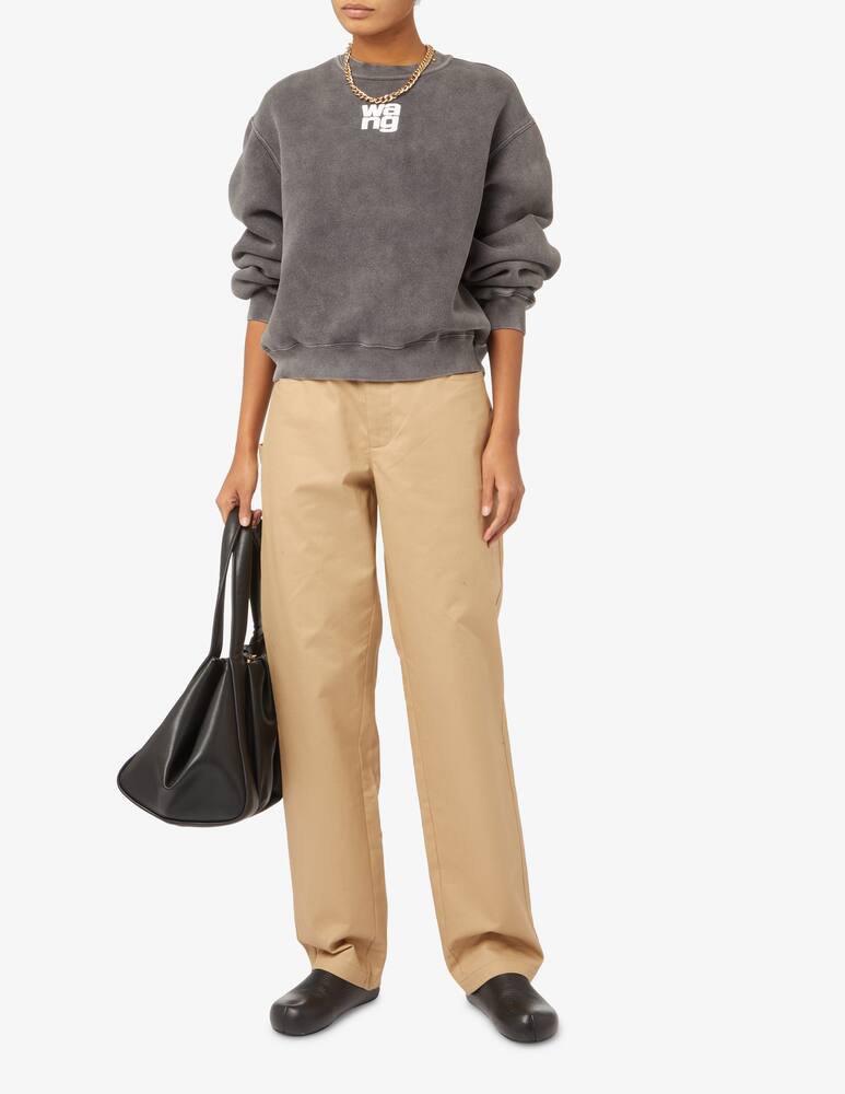 rinascente Alexander Wang Felpa girocollo in cotone Essential