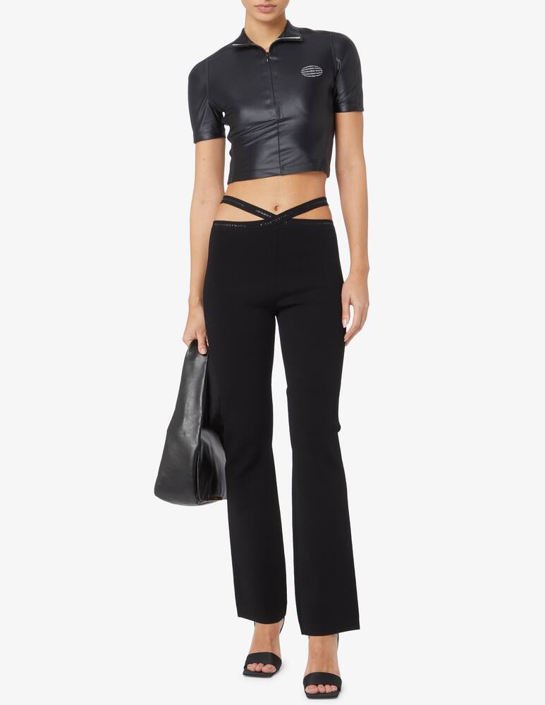 rinascente Alexander Wang Flare trousers  with logo
