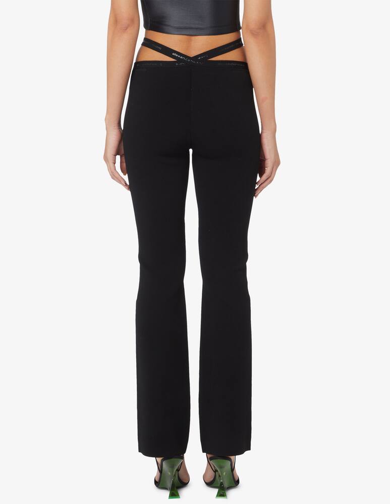 rinascente Alexander Wang Flare trousers  with logo