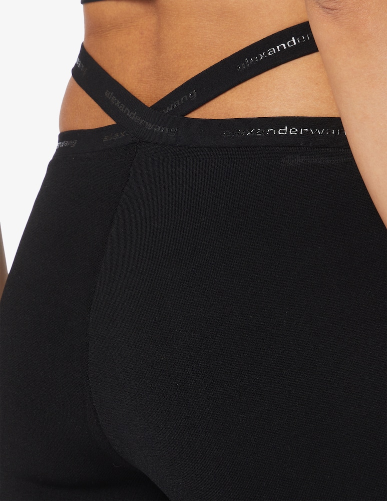 rinascente Alexander Wang Flare trousers  with logo