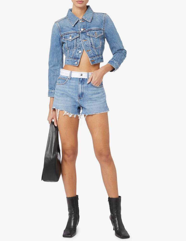 rinascente Alexander Wang Bite denim shorts