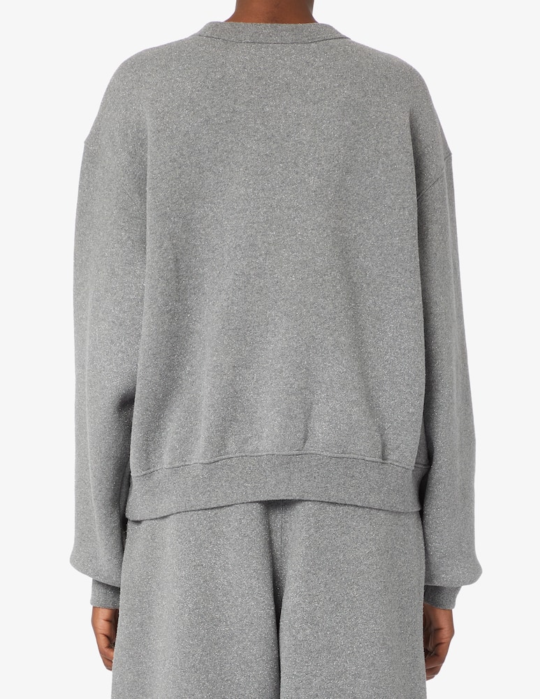 rinascente Alexander Wang Felpa glitter essenziale