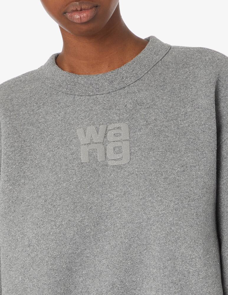 rinascente Alexander Wang Felpa glitter essenziale