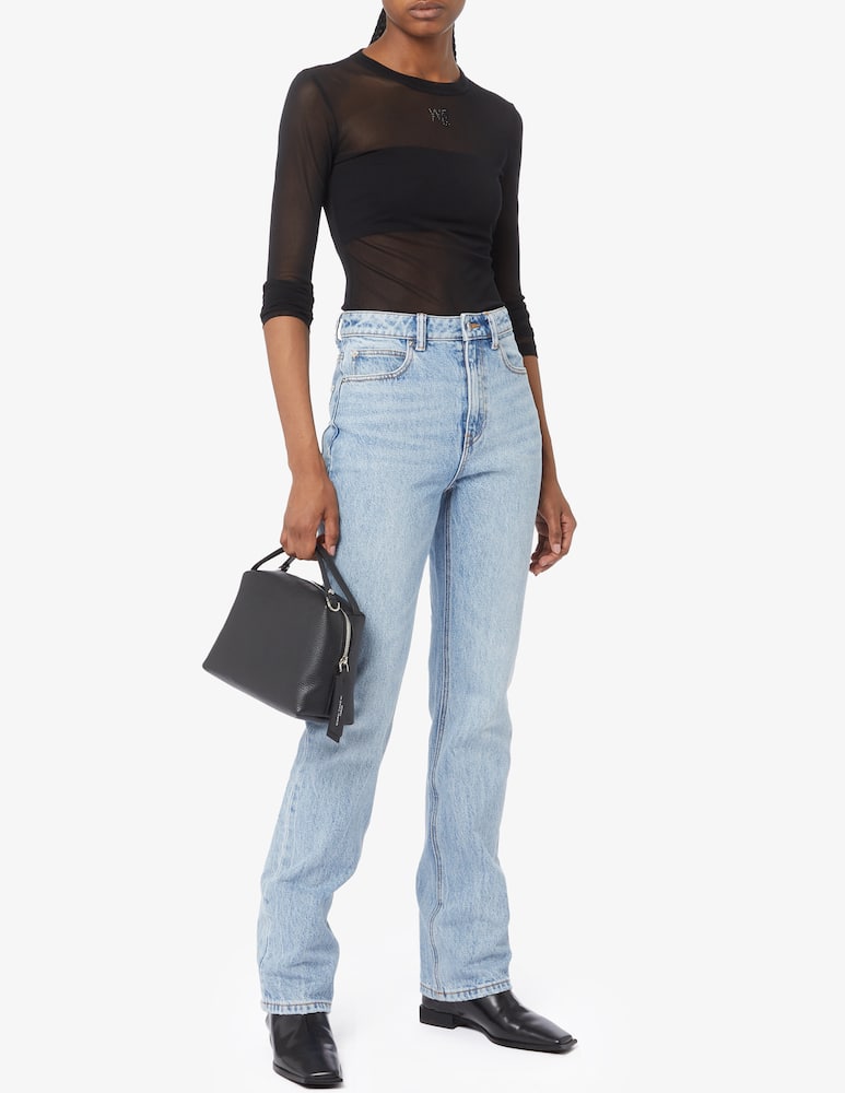 Alexander Wang Fly high waist slim jeans - immagine 2 Alexander Wang Fly high waist slim jeans - immagine 2