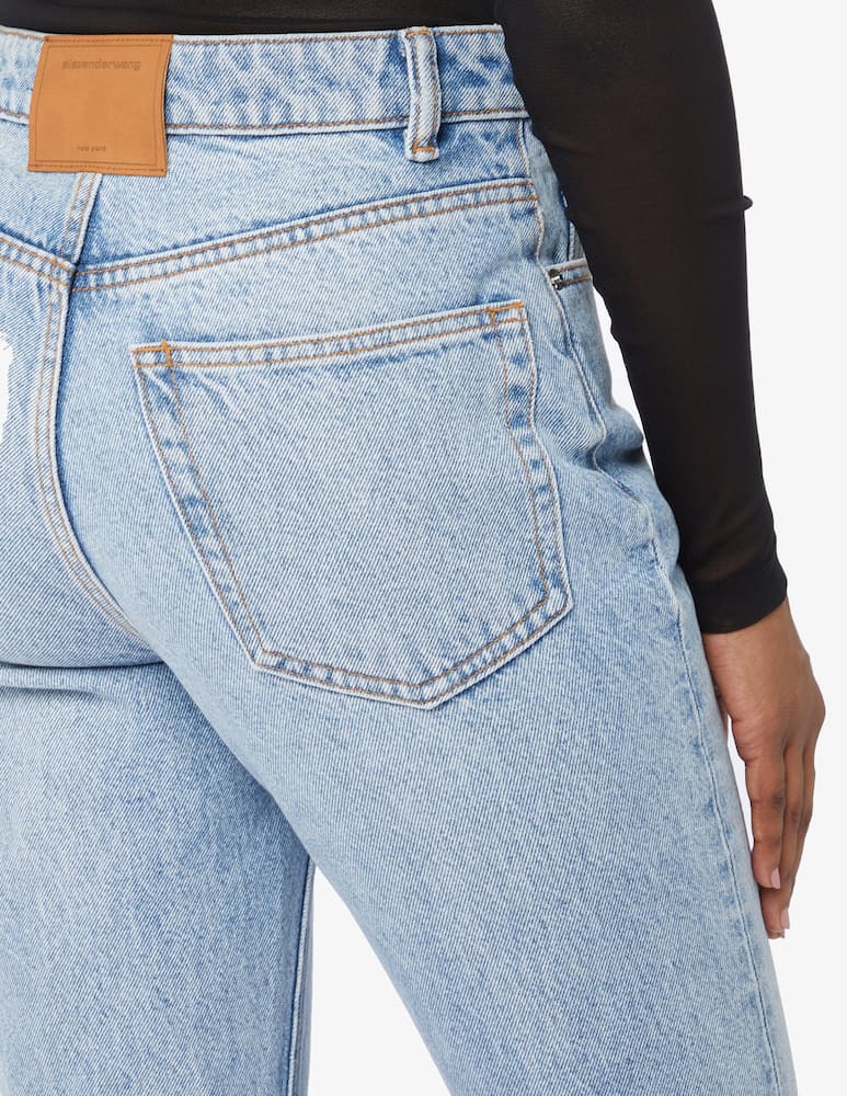 Alexander Wang Fly high waist slim jeans - immagine 4 Alexander Wang Fly high waist slim jeans - immagine 4