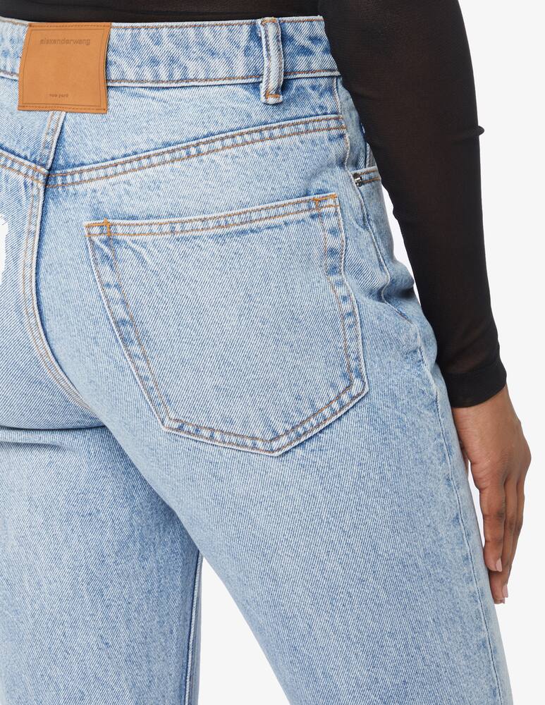 rinascente Alexander Wang Fly high waist slim jeans