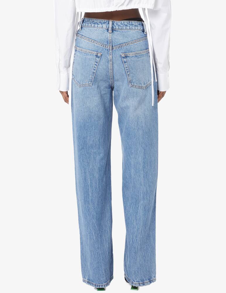 rinascente Alexander Wang Straight jeans with bikini