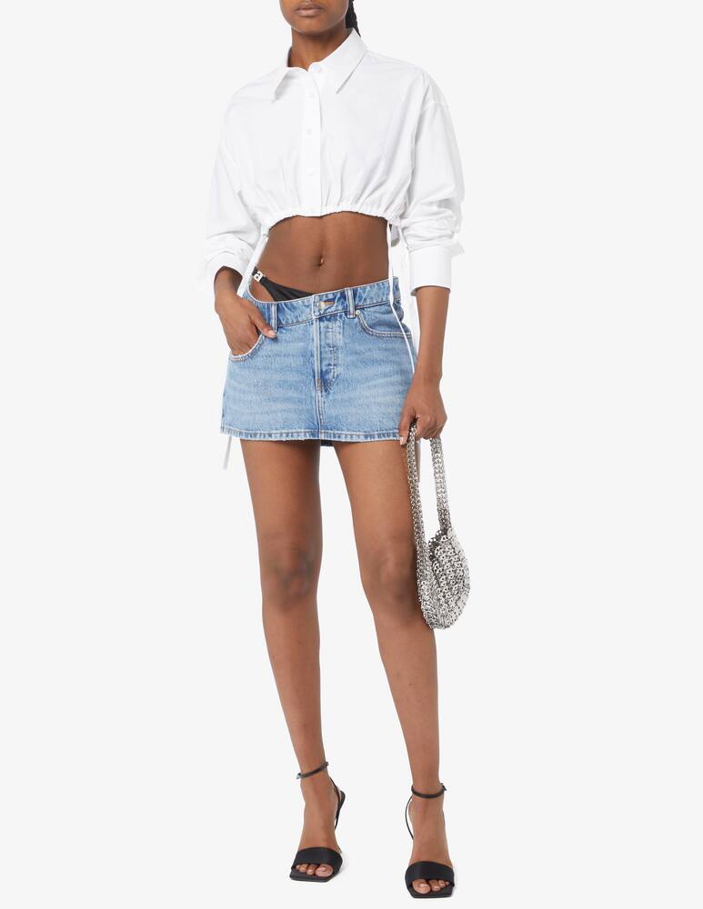rinascente Alexander Wang Minigonna in jeans con bikini