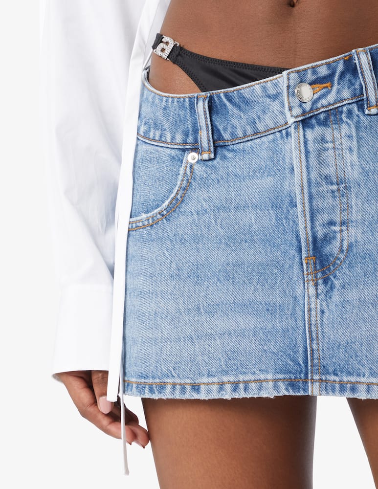 Alexander Wang Minigonna in jeans con bikini - immagine 4 Alexander Wang Minigonna in jeans con bikini - immagine 4