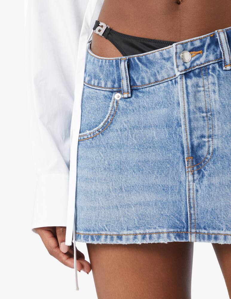 rinascente Alexander Wang Minigonna in jeans con bikini