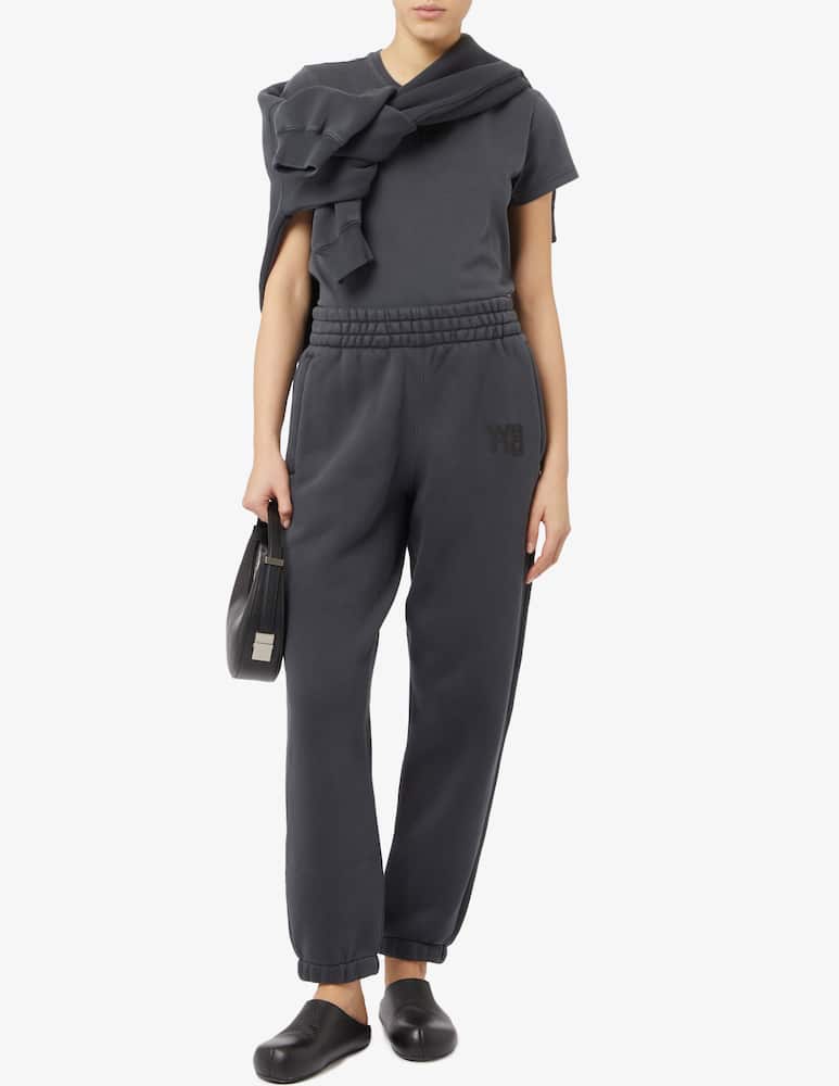 rinascente Alexander Wang T-shirt essenziale con logo a sbuffo