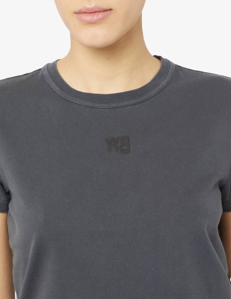 rinascente Alexander Wang T-shirt essenziale con logo a sbuffo
