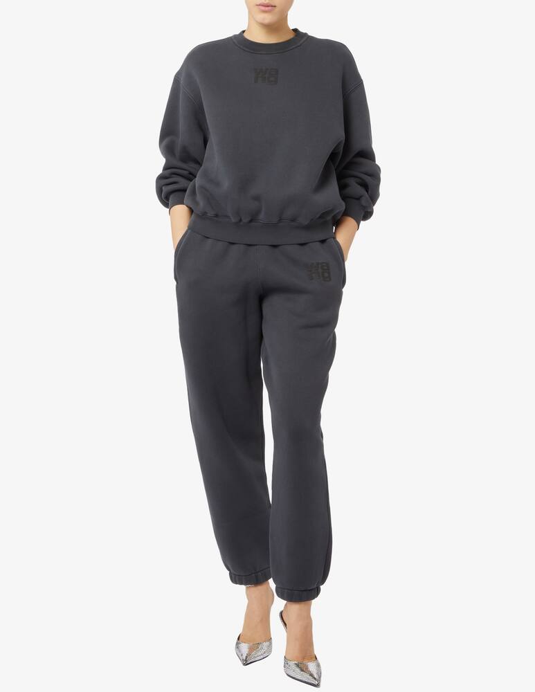 rinascente Alexander Wang Essential crew sweatshirt with puff logo