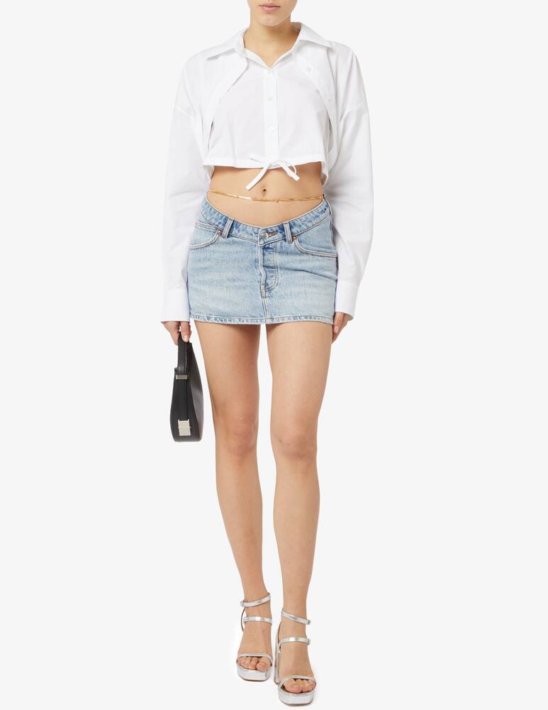 rinascente Alexander Wang Camicia corta a doppio strato