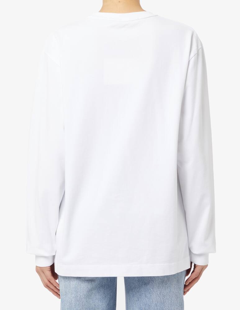 rinascente Alexander Wang Long sleeve tee with club crystal graphic