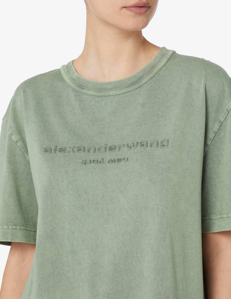 rinascente Alexander Wang Maglietta logo acido bicolore