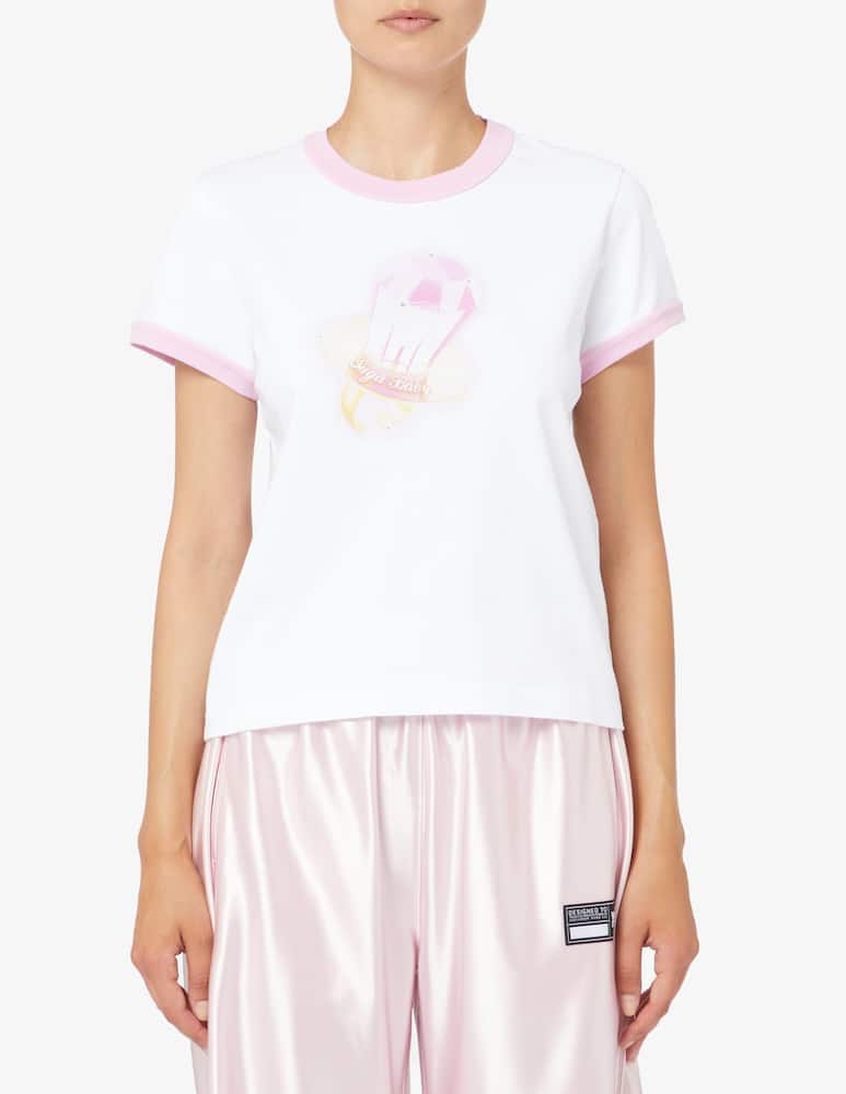Alexander Wang T-shirt Suga Baby Ringer - immagine 1 Alexander Wang T-shirt Suga Baby Ringer - immagine 1