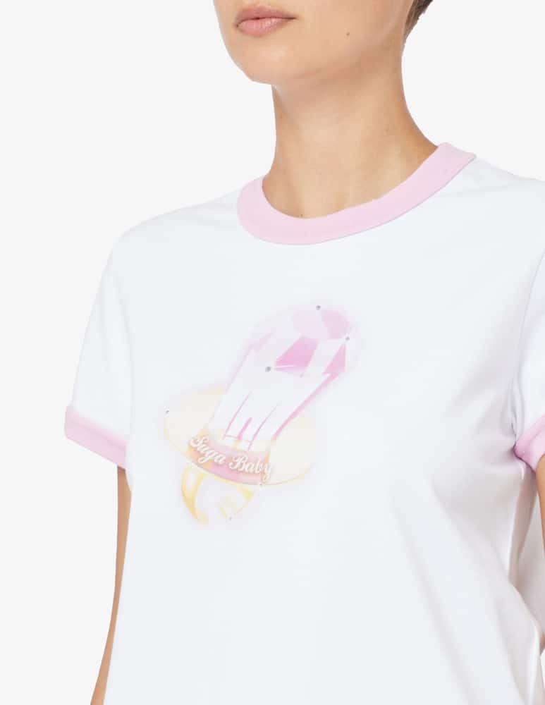 Alexander Wang T-shirt Suga Baby Ringer - immagine 4 Alexander Wang T-shirt Suga Baby Ringer - immagine 4
