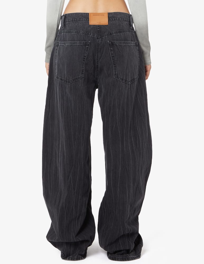 Alexander Wang Jeans oversize a vita bassa slavato - immagine 3 Alexander Wang Jeans oversize a vita bassa slavato - immagine 3