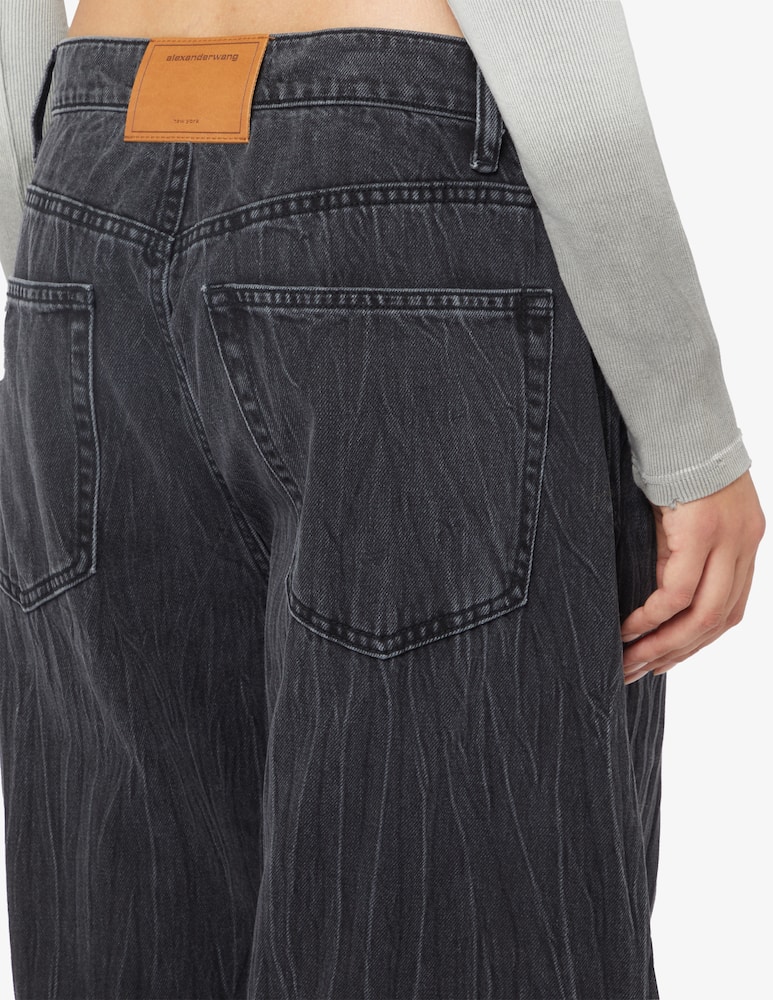 Alexander Wang Jeans oversize a vita bassa slavato - immagine 4 Alexander Wang Jeans oversize a vita bassa slavato - immagine 4