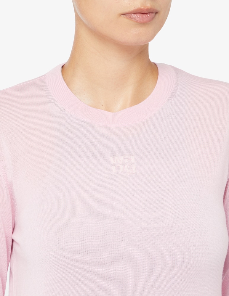 Alexander Wang Crew neck pullover with embossed logo - picture 4 Alexander Wang Crew neck pullover with embossed logo - picture 4