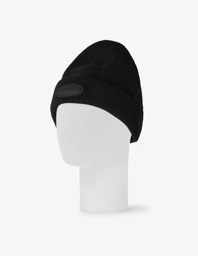 Alexander Wang Berretto a coste logo  - immagine 1